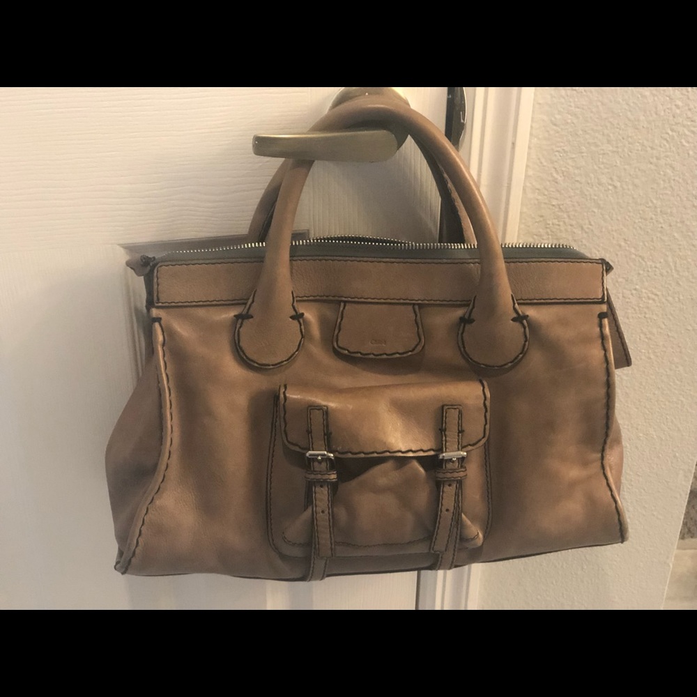 CHLOÉ LEATHER EDITH BAG
